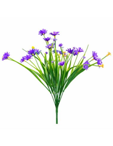 RAMO DE MARGARITAS LILAS 33CM