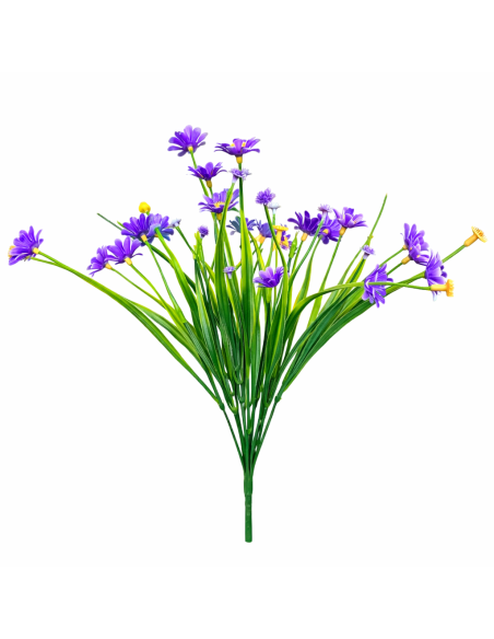 RAMO DE MARGARITAS LILAS 33CM