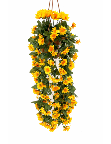PLANTA COLGANTE DE MARGARITAS 70CM