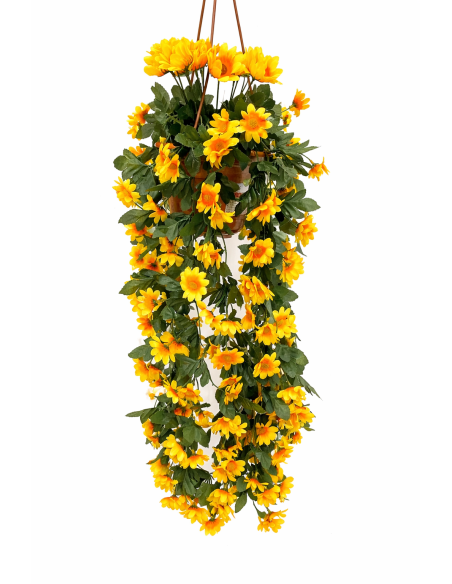 PLANTA COLGANTE DE MARGARITAS 70CM