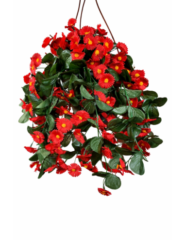 PLANTA COLGANTE DE MARGARITAS 35CM