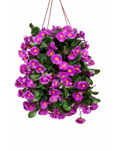 PLANTA COLGANTE DE MARGARITAS 35CM