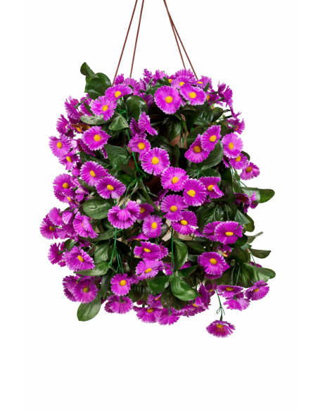PLANTA COLGANTE DE MARGARITAS 35CM