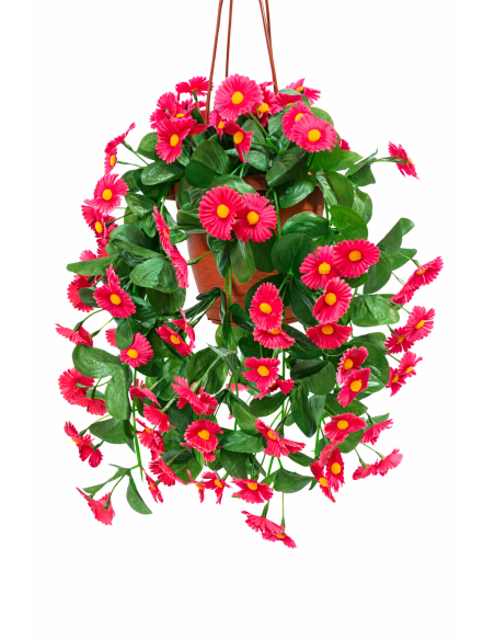 PLANTA COLGANTE DE MARGARITAS 35CM