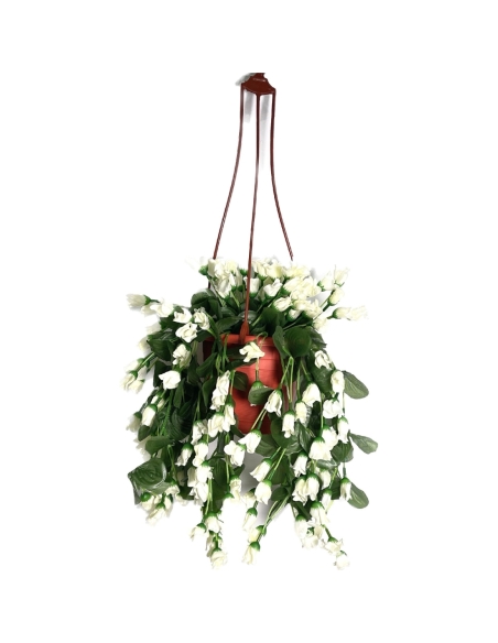 CENTROS COLGANTES CON FLOR 40CM