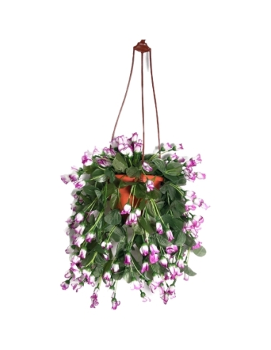 CENTROS COLGANTES CON FLOR 40CM