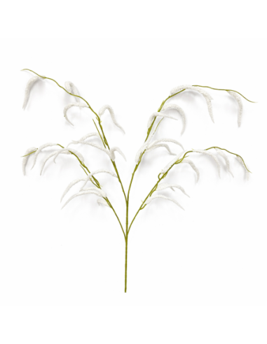 RAMA DE AMARANTHUS COLGANTE BLANCO 110CM