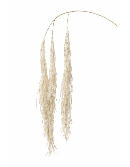 RAMA DE AMARANTHUS COLGANTE CREMA 130CM
