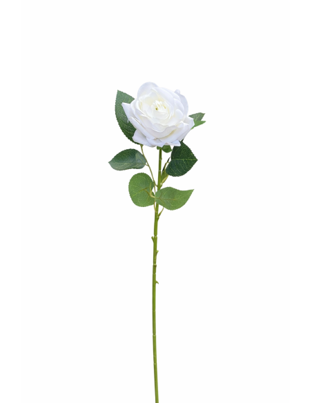 VARA ROSA BLANCA 45CM