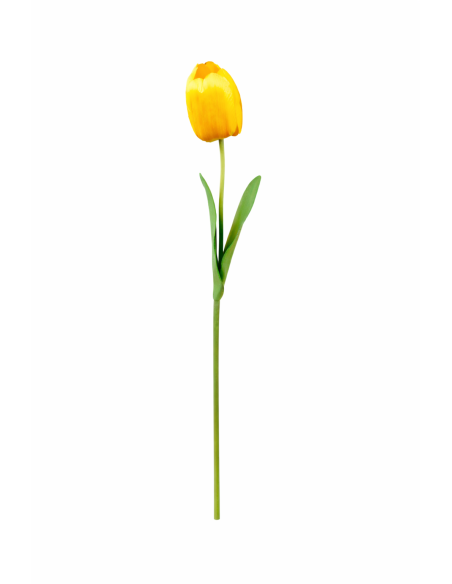 VARA DE TULIPAN AMARILLA 58CM