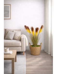 Pampa artificial amarillo 85CM