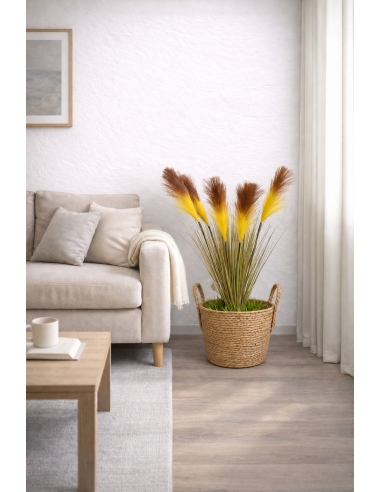 Pampa artificial amarillo 85CM
