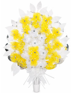 RAMO DE SANTOS NOVIA 70CM