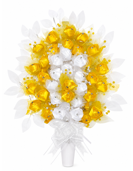 RAMO DE SANTOS CAMELIA 70CM