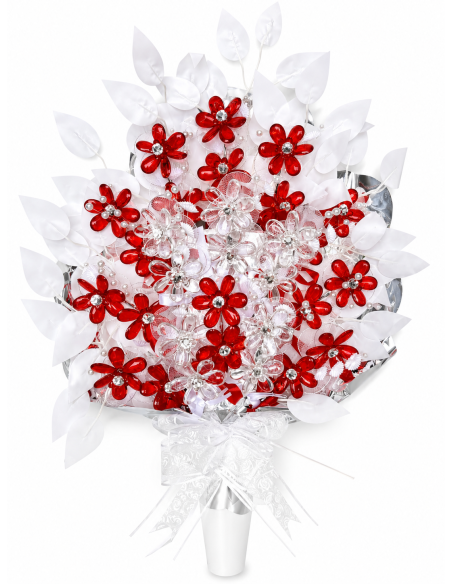 RAMO DE SANTOS CRISTAL 65CM
