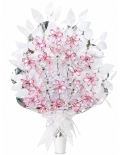 RAMO DE SANTOS CRISTAL 65CM