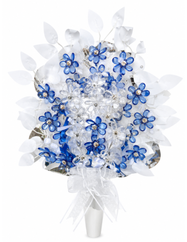 RAMO DE SANTOS CRISTAL 65CM