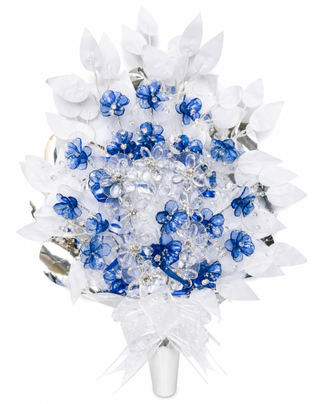 RAMO DE SANTOS CRISTAL 65CM