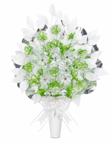 RAMO DE SANTOS CRISTAL 65CM