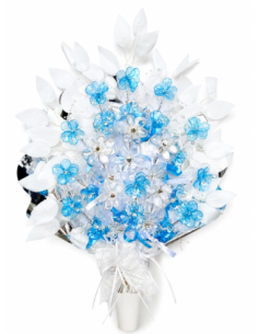 RAMO DE SANTOS CRISTAL 65CM