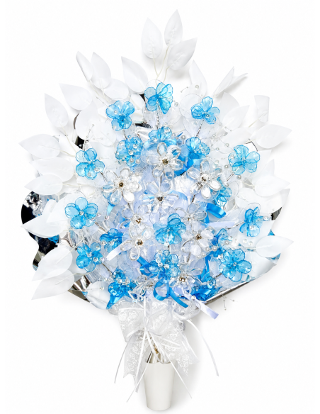 RAMO DE SANTOS CRISTAL 65CM