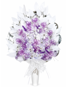 RAMO DE SANTOS CRISTAL 65CM