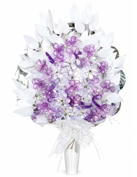 RAMO DE SANTOS CRISTAL 65CM