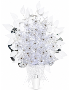 RAMO DE SANTOS CRISTAL 65CM