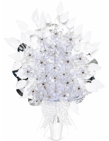 RAMO DE SANTOS CRISTAL 65CM