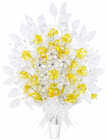 RAMO DE SANTOS CRISTAL 65CM