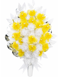 RAMO DE SANTOS NOVIA 70CM