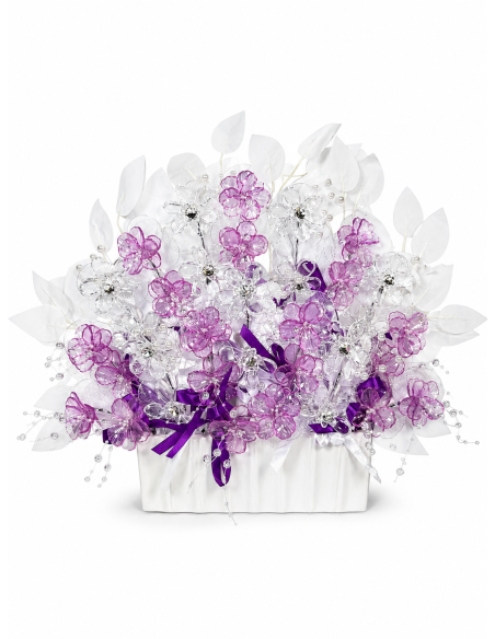 JARDINERA MEDIANA CRISTAL ALT. 38cm