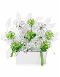 JARDINERA PEQUEÑA CRISTAL 35*35CM