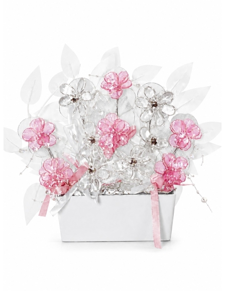 JARDINERA PEQUEÑA CRISTAL 35*35CM