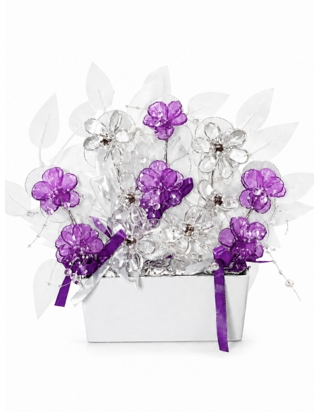 JARDINERA PEQUEÑA CRISTAL 35*35CM