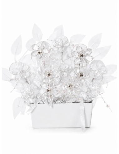 JARDINERA PEQUEÑA CRISTAL 35*35CM