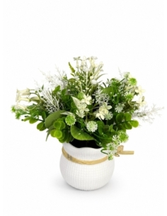 MACETA BLANCA PEQUEÑA