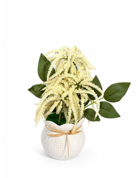 MACETA BLANCA PEQUEÑA