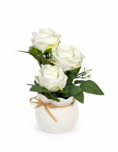 MACETA BLANCA PEQUEÑA
