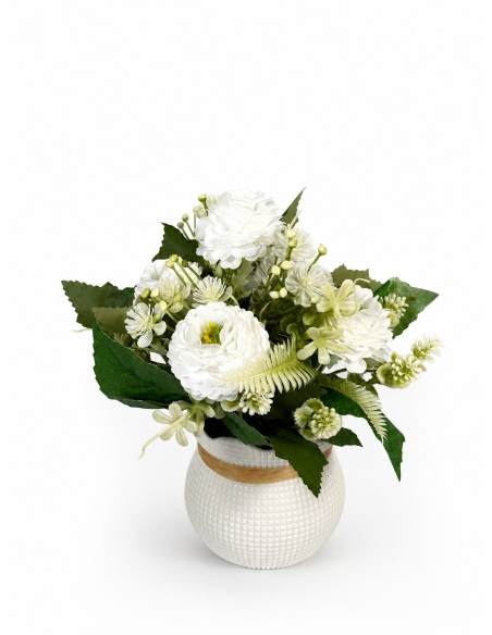 MACETA BLANCA PEQUEÑA