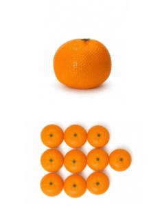 MANDARINA PLASTICA