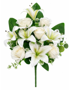 PALMA LILIO+ROSA CHAMPAN X11 53CM