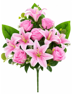 PALMA LILIO+ROSA ROSA X11 53CM