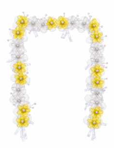 CORONA FLOR CRISTAL 1.5M 2